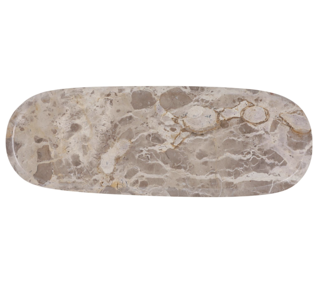 Tiro Brown Marble Tray