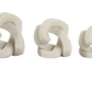 Peyton White Knots, Set of 3