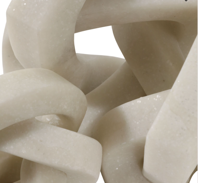 Peyton White Knots, Set of 3