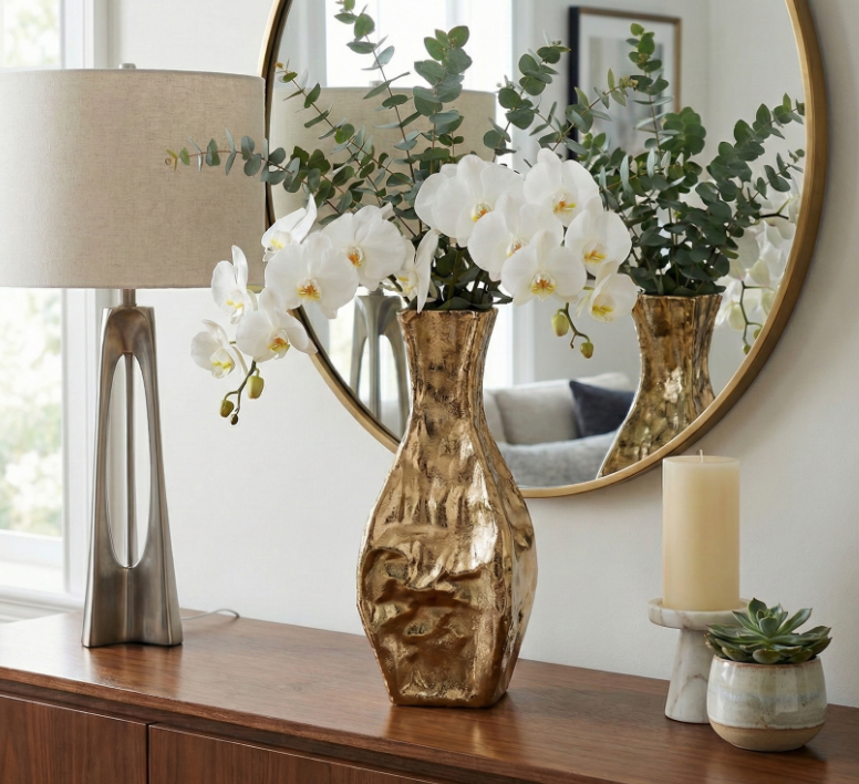 Jade Gold Vase