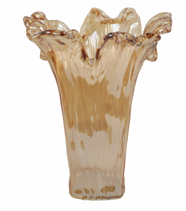 Fontana Tall Italian Glass Vase