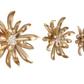 Ellen Gold Wall Sculptures, Set of 3
