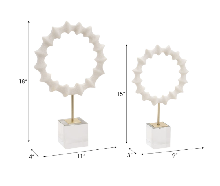 Verona Modern Sculptures, Set of 2