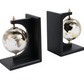 Atlas Globe Bookends, Set of 2