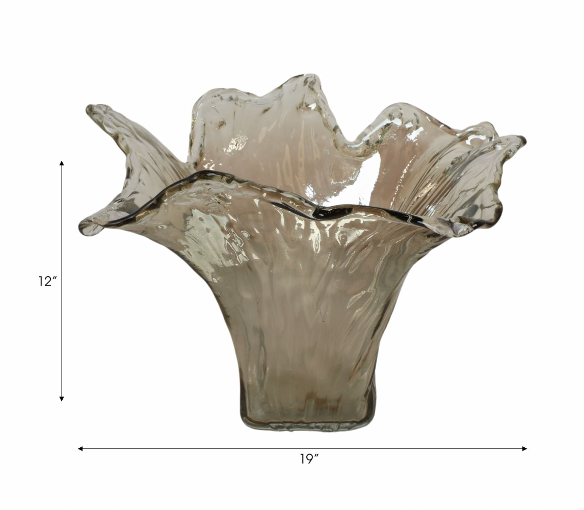 Claymore Gray Glass Vase (Various Sizes)