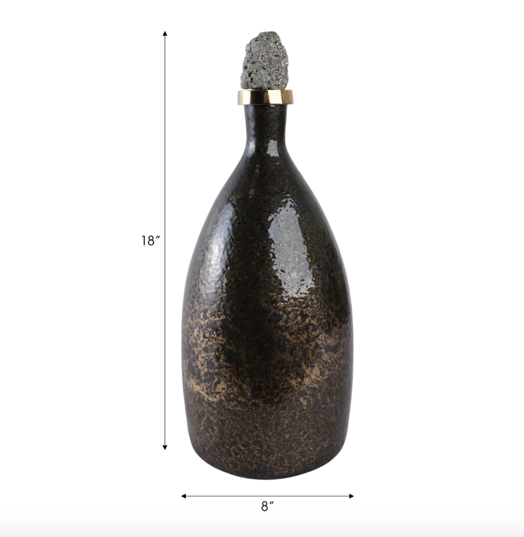 Farley Black Glass Vase (Various Sizes)