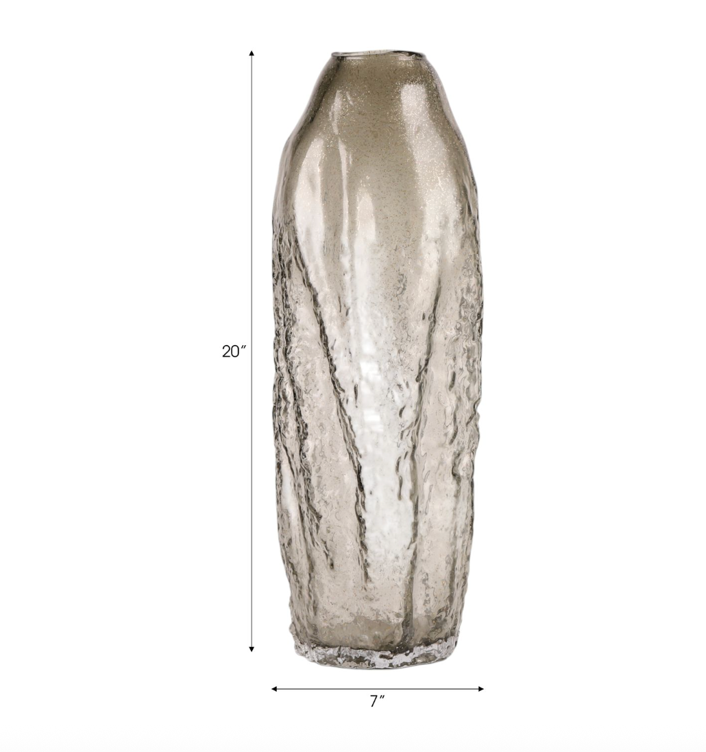 Dermot Clear Glass Vase (Various Sizes)