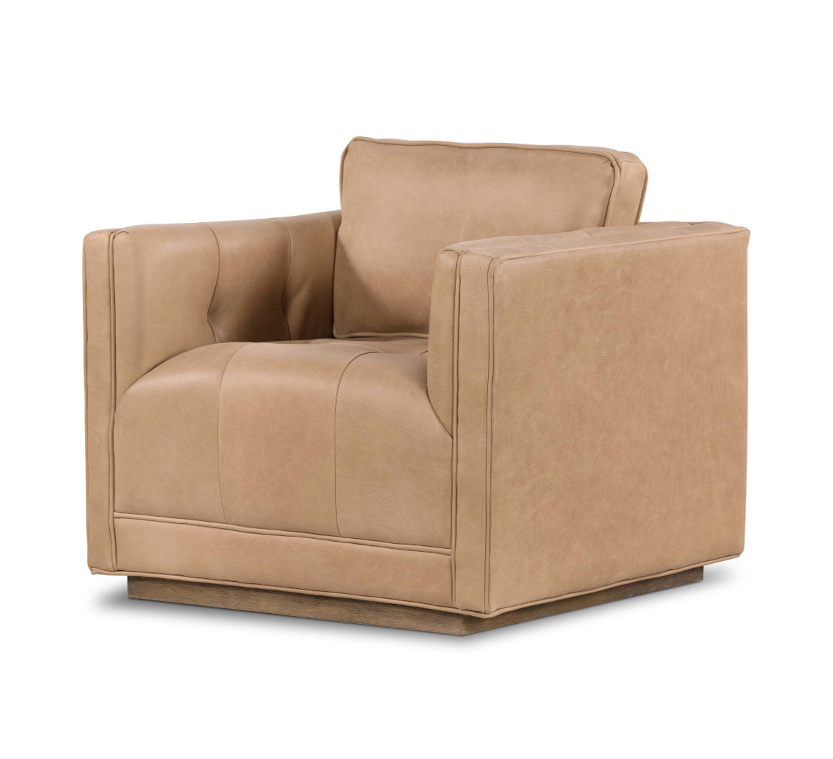 Kiera Swivel Chair, Palermo Nude