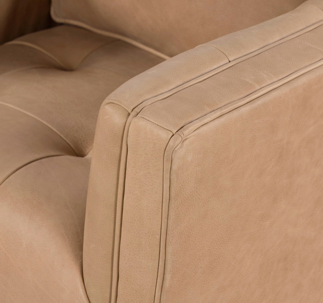 Kiera Swivel Chair, Palermo Nude