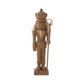 20.25" Resin Faux Woodgrain Nutcracker