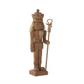 20.25" Resin Faux Woodgrain Nutcracker