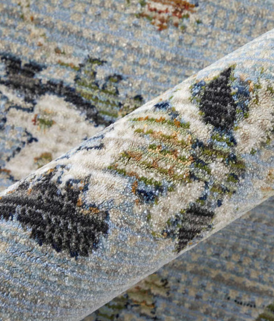 Melrose Rug Blue/Multi (Various Sizes)