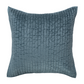 Bari Velvet Euro Sham, Stone Blue