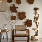 Kalani Natural Indoor-Outdoor Wood Wall Decor (Set of 3)