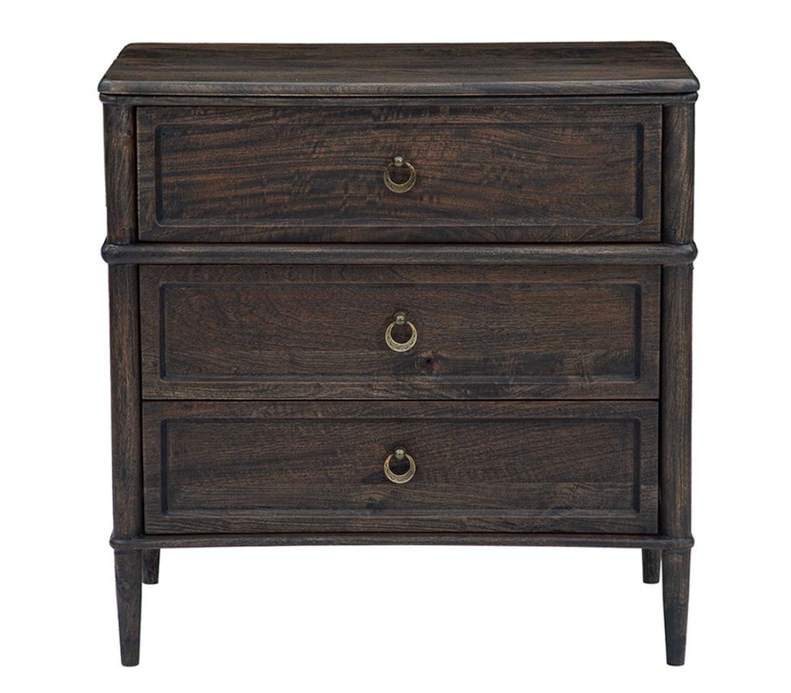 Hampton Nightstand, Dark Brown
