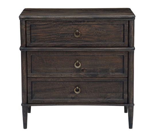Hampton Nightstand, Dark Brown