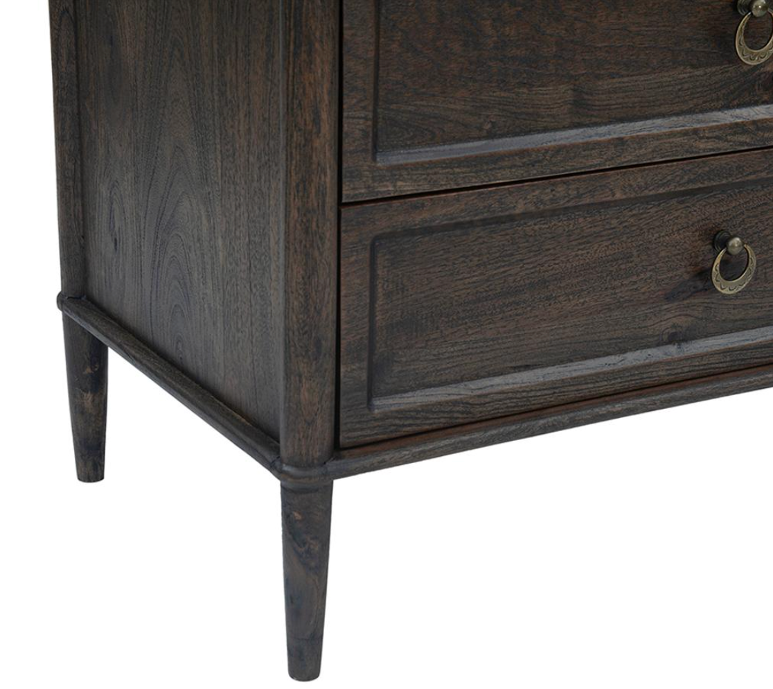 Hampton Nightstand, Dark Brown