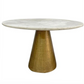Dayton Round Marble Dining Table, 48"
