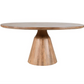 Oliver Dining Table, Medium Brown