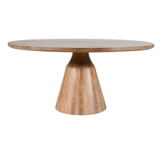 Oliver Dining Table, Medium Brown