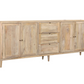 96" Charlotte Narrow Sideboard, Light Brown