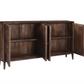 72" Charlotte Narrow Sideboard, Dark Brown