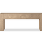 Abaso Console Table, Whitewash Oak