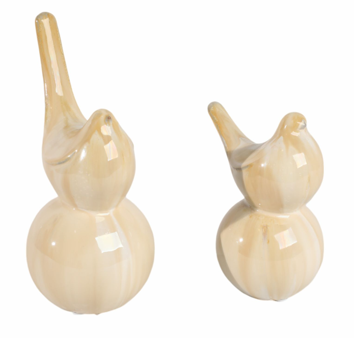 Bellevue Ceramic Birds, Set of 2