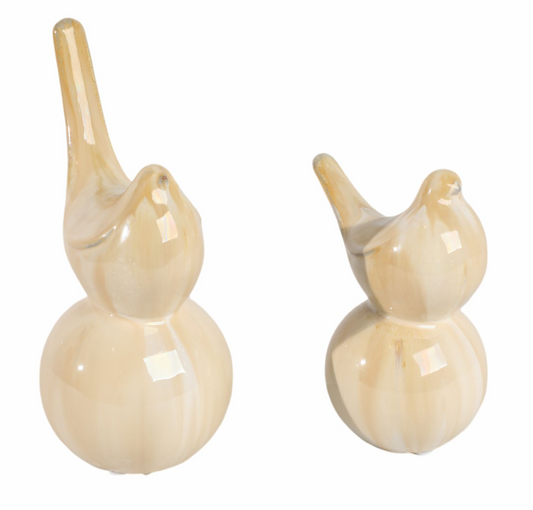 Bellevue Ceramic Birds, Set of 2