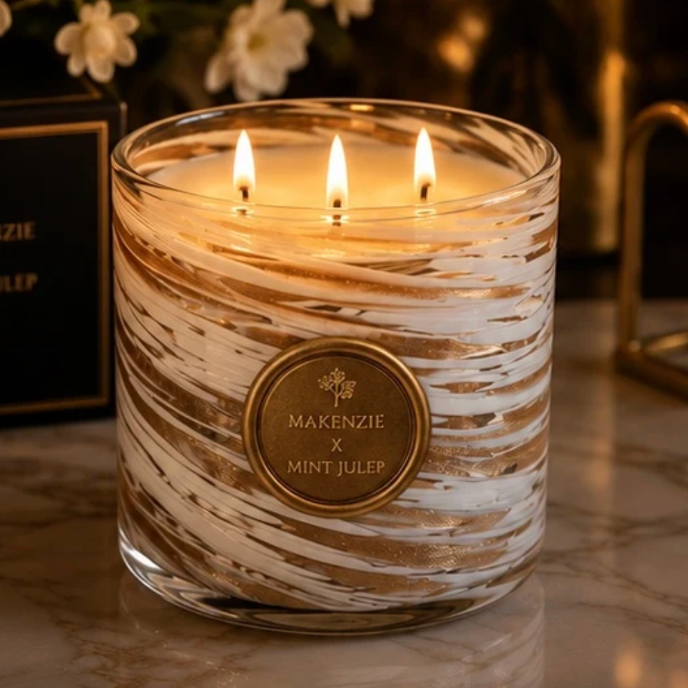 Makenzie X Mint Julep, 28 oz. Candle