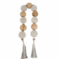 56" Glass and Wood Beaded Garland