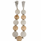 56" Glass and Wood Beaded Garland