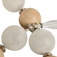56" Glass and Wood Beaded Garland