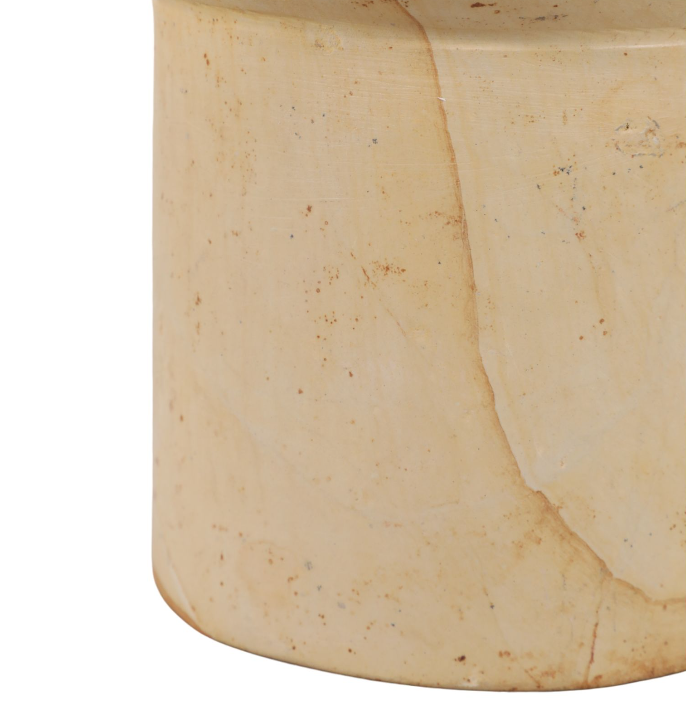 14" Sandstone Carved Vase