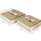 Ascend Alabaster and Metal Box (Various Sizes)