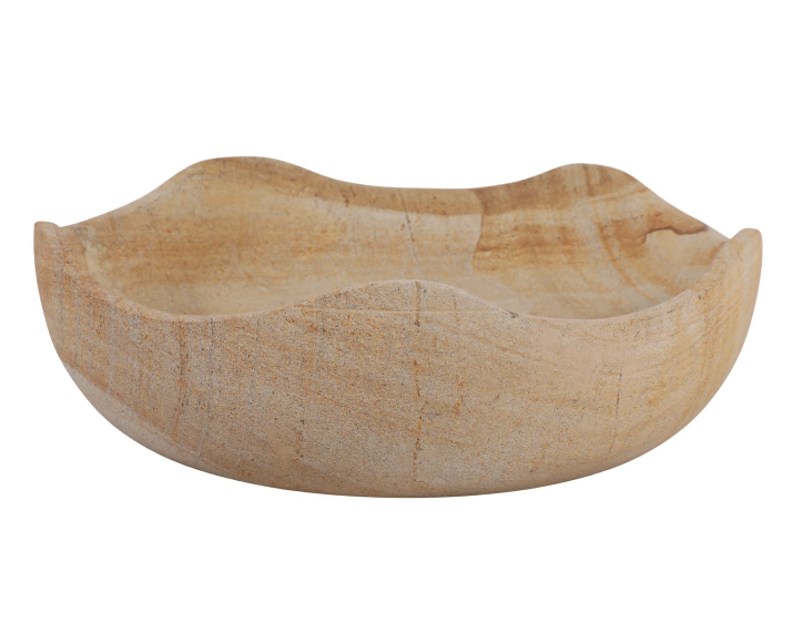 14" Palmanian Stone Bowl
