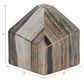 5" Gray and Tan Ceramic Vase