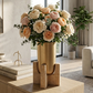 13" Fridley Travertine Vase