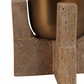 13" Fridley Travertine Vase