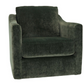 Melody Swivel Chair, Kale Velvet