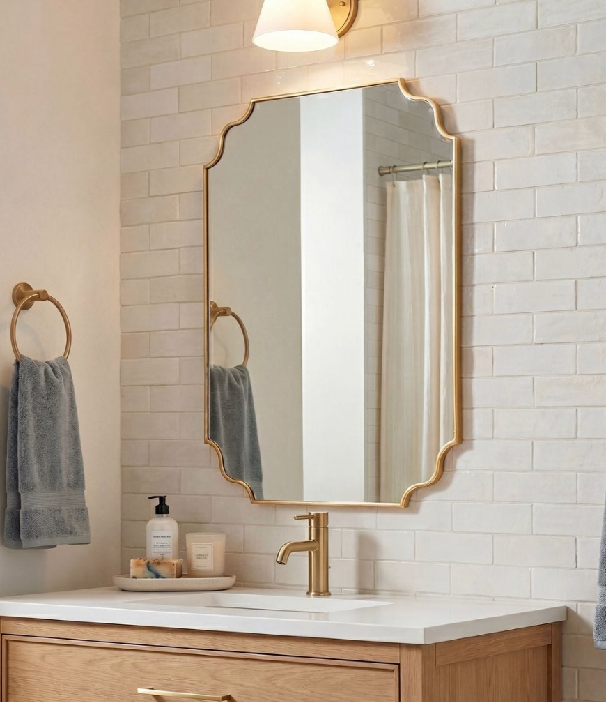 Lennyn Gold Mirror