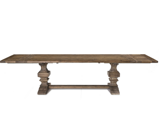 Baldrick Extension Dining Table, Warm Honey