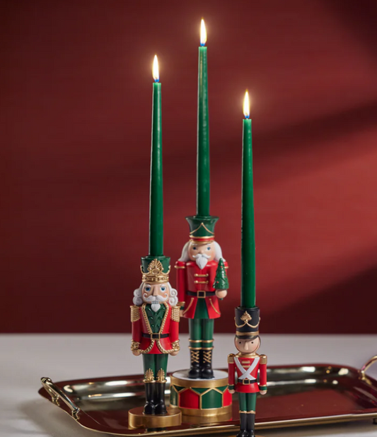 Nutcracker Taper Candle Holder