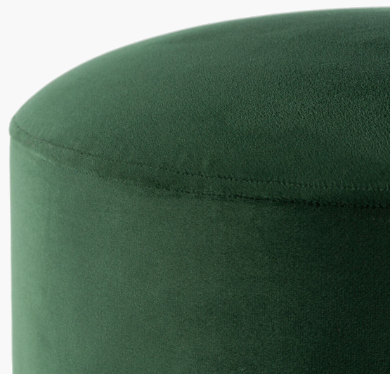 Roxeanne Ottoman, Dark Green