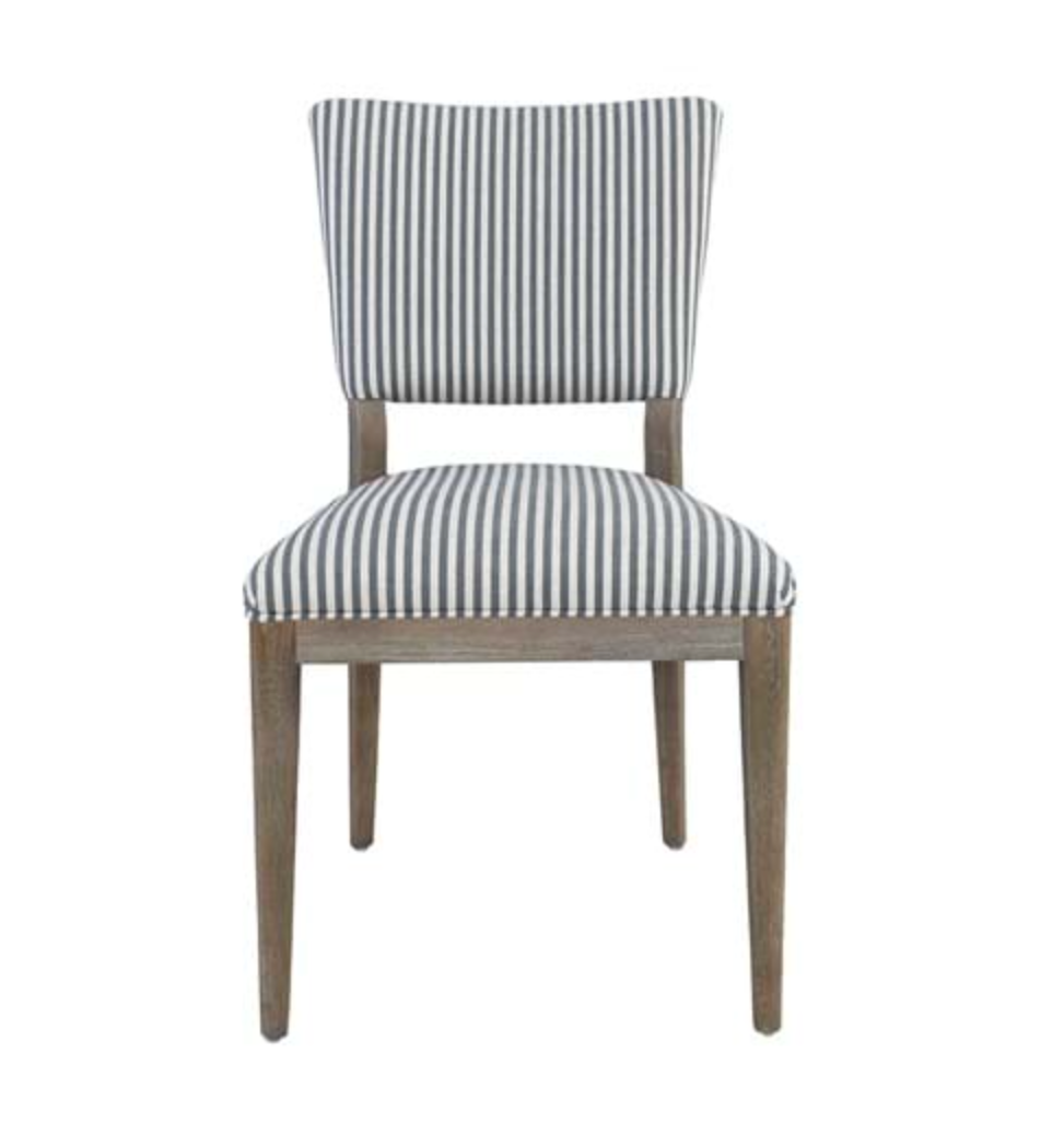 Phillip Upholstered Dining Chair, Striped