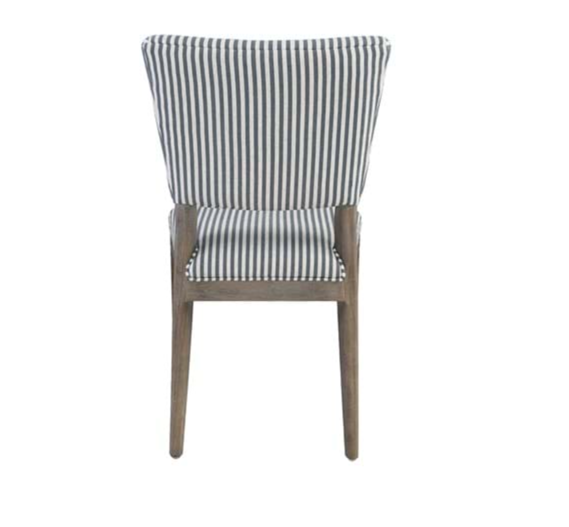 Phillip Upholstered Dining Chair, Striped