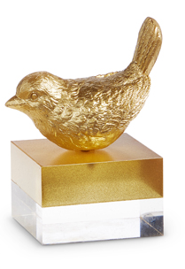 Gold Bird On Two Toned Block (Various Styles)