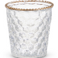 Gold Rim Glass Votives (Various Styles)