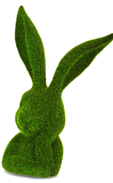 Moss Thinking Rabbit Bust (Various Styles)