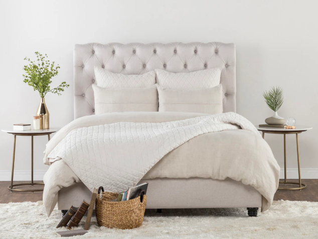 Doheney Queen Bed, Oatmeal
